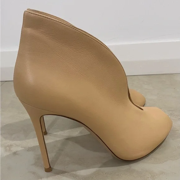 GIANVITO ROSSI Vamp Boots. Peep toe, stiletto heel, genuine leather, new. EU41.5 - Picture 5 of 9